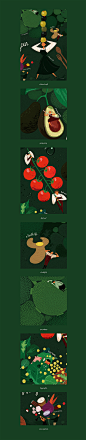 Why Vegan - 그래픽 디자인, 일러스트레이션 : Why Vegan 2018  c print  450*300