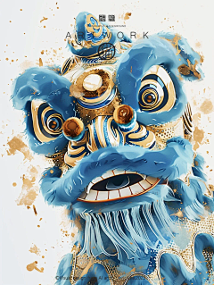 醒狮-花瓣网|陪你做生活的设计师 | 舞狮_GGAC