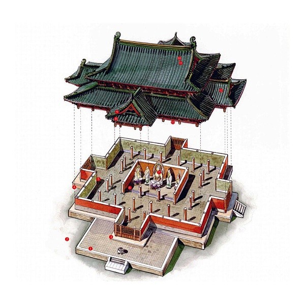 扬眉剑舞的相册-穿墙透壁--中国经典建筑...
