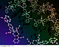 医学基因数码图-彩色的基因链