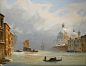 油畫｜Ippolito Caffi - Venice, a view of... 来自-潭月- - 微博