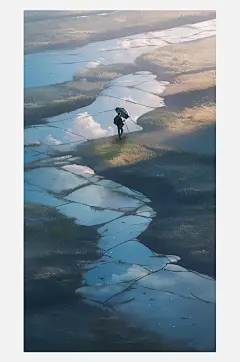 数字艺术手绘插画情景插画人物风景插画-众图网