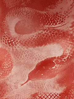 蛇年春节简约花纹背景