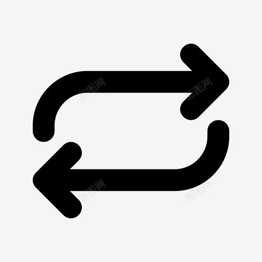 重复随机播放倒带图标 随机播放 音乐 icon 标识 标志 UI图标 设计图片 免费下载 页面网页 平面电商 创意素材-花瓣网