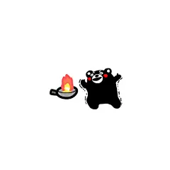 日本吉祥物Kumamon最近挺火，画了一组他的小头像。#绵羊画的小头像# ​​​​