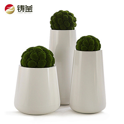 铭釜花器 组合花钵 弹头型花盆 创意花箱...