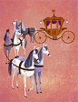 brigette旅 - 灰姑娘的马车 - 美丽的插图