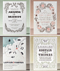 Letterpress invites from Minted