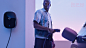 Mercedes EQA with Jonas Lindström : The all electric Mercedes EQA, for Antoni Garage with photographer Cédric Viollet. CGI and retouching by Recom Berlin. A futuristic fuel stop in dreamy dawn colours for the unveiling of this new model. 