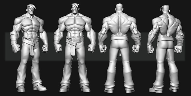 Stylized Strong Man