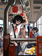 画师 Lan笔下的青春生活日常
ins：ngtblan