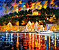 彩虹时刻——美国画家 Leonid afremov 作品欣赏集  （十四）