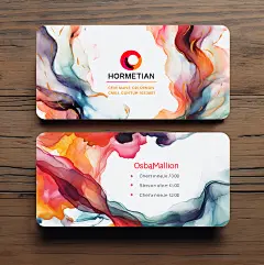简约高端名片卡片模版