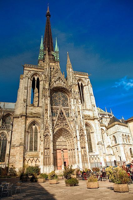 Cathedral in Rouen, ...