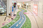 JUNGLE RACE - 100architects : The Jungle Race The Place | Shanghai | China   It is an unusual intervention in a commercial building that creates a space that will take the users out of this reality. It is located in The Place, a shopping Mall in the heart