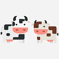 小奶牛高清素材 动物 卡通奶牛 可爱 奶牛 牛 免抠png 设计图片 免费下载