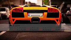 2012年8月汽车日历桌面高清壁纸桌面壁纸1