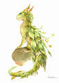 watercolor dragon 2 by sandara