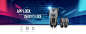 电商外贸APP锁banner设计炫酷版PC端