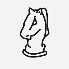 骑士国际象棋游戏 https://88ICON.com 骑士 国际象棋 游戏 手绘 马 棋子