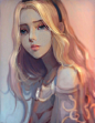 英雄联盟 Lux 同人图 插画 壁纸 | Lux光辉 | 半次元-第一中文COS绘画小说社区