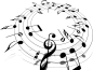 音乐笔记 PNG