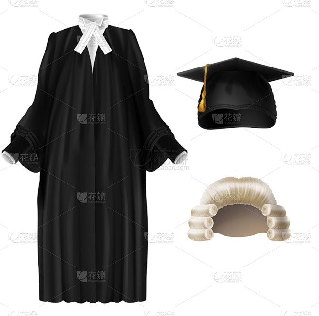 法官,穿衣服,帽子,衣服,写实,教育,布置,毕业