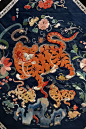 中国传统纹样•虎镇五毒纹锦•祛邪避瘟