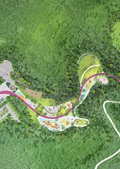 2022ps森系山体公园彩平公园景观彩平PS素材现代公园彩平psd素材-花瓣网