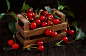 Fresh sour cherries by Ekaterina Fedotova on 500px