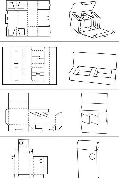 纸盒设计 参考