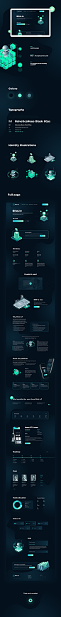 ICO Landing page : Landing page for ICO project promoting ther trading bot. Light but generic, modern and creative.