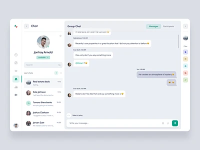 KeyVue chat members send documents file file upload group chat ...