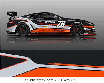 Car wrap design vect...