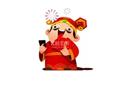 财神  - 源文件下载【酷图网】恭喜发财,五福,五福临门,福禄寿喜财,财神,财神到,日历,财神年画,财神挂历,挂历,台历,年历,新年素材,卡通财神,新年海报,年画,财神年历,新年财神,手绘,新年元素,卡通,春节元素,卡通新年