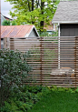 花园木围栏