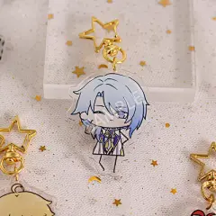 原神钥匙扣挂件可莉刻晴迪卢克魈派蒙钟离达达利亚原创动漫周边-淘宝网