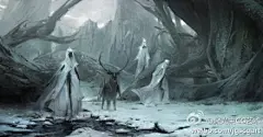 #绘画参考# #CG#90后超凡画手Ross Tran 人设和场景绘