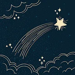 流星绘图插图
