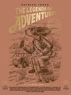 原创插画文创 | 传奇探险 - 小红书