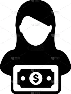 人,侧面像,金融,计算机图标,女性,头像,商务,女商人,符号,支撑