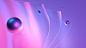 3D abstract c4d colorful Render Shading and Lighting