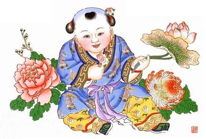 中国传统年画中的孩童形象（二） | 中国...