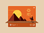 天气插件设计Egypt Dunes #采集大赛# #多火UI#