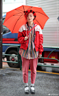 3月21日东京街拍更新，雨中你最红。 ​​​​
