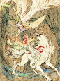 原来斑是cos白泽吧！！！
上古神兽梗！！