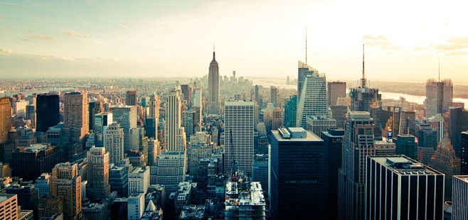 曼哈顿, 纽约城, 帝国大厦, 市容, ...
