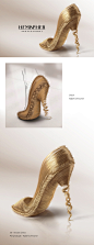 3D - Shoes Hair : Criação de imagem publicitária em 3D para marca Hemispher Professional.