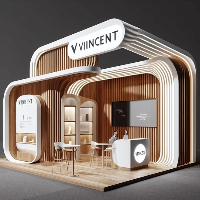 ai Exhibition Stand Exhibition Design booth exhibition stand 3D ...