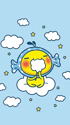 油爆叽丁手机壁纸～棉花糖